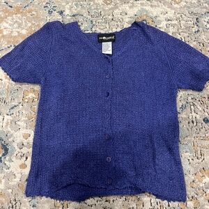 Purple Short Sleeve Top